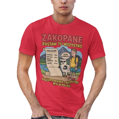 KOSZULKA  WAKACYJNA Zakopane Zostaw Wszystko